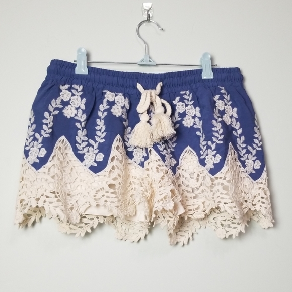 Vintage Havana Pants - 🎁 Vintage Havana boho crochet coquette shorts
